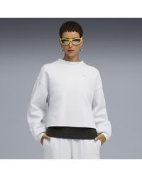 PUMA - Wardrobe Essentials Oversized Crew - Lyst