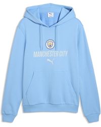 PUMA - Manchester City Ftblculture Hoodie - Lyst