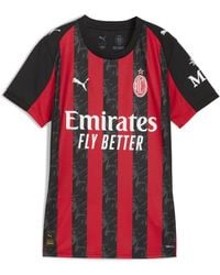 PUMA - Ac Milan 25/26 Thuisshirt Voor Zwart/Rood, Maat - Lyst