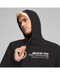 PUMA - Mercedes-AMG Petronas Motorsport F1 Essentials Fleece Hoodie für - Lyst