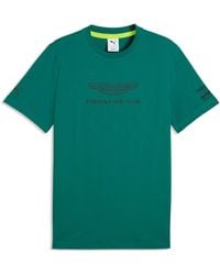 PUMA - X Aston Martin Aramco F1 Team Essentials T-Shirt Herren, Accessoires - Lyst