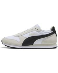 PUMA - St Miler Sneaker White Black-vapor Gray - Lyst