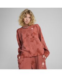 PUMA - Garderobe Ess Floral Pack Oversized Verwassen Top Met Ronde Hals Voor - Lyst