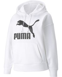PUMA - Classics Logo Hoodie - Lyst