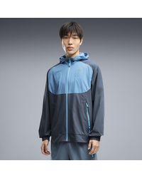 PUMA - Manchester City Tech Geweven Jack Met Volledige Rits Voor Maat - Lyst