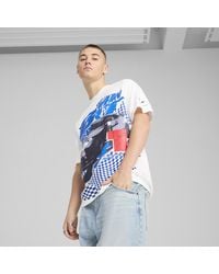 PUMA - Bmw M Motorsport T-Shirt Met Grote Print Voor - Lyst