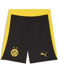PUMA - Shorts Borussia Dortmund 25/26 Para Hombre, Sport, Negro/Faster Amarillo - Lyst
