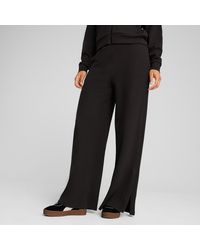PUMA - Her Comfortabele Rechte Broek Met Hoge Taille Voor - Lyst