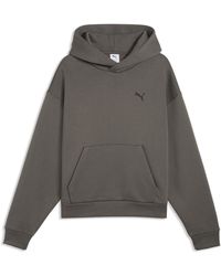 PUMA - Essentials Heavy Fleece Boxy Hoodie Oversized - Lyst