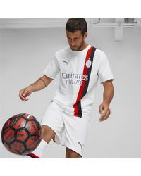 PUMA - Maillot Authentic Away 23/24 Ac Milan - Lyst