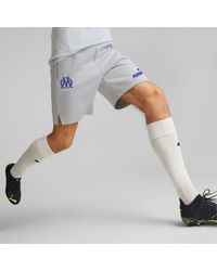 PUMA Olympique de Marseille Fußball Casuals Shorts - Grau