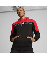 PUMA - Felpa Con Cappuccio Around The Block Da Uomo - Lyst