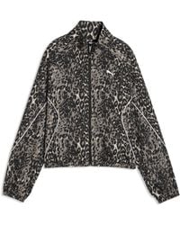 PUMA - Sport Relaxed Animal Printed Full-Zip Jacket - Lyst