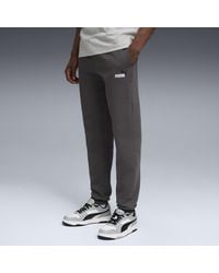 PUMA - Pantaloni Della Tuta Essentials Con Logo N. 1 Bicolore Da Uomo, Abbigliamento, Dusky Grigio - Lyst