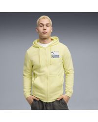 PUMA - House Of Graphics Zip-Up Fleece Hoodie - Lyst