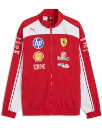 PUMA - Scuderia Ferrari Hp Replica Drivers Authentic Track Jacket - Lyst