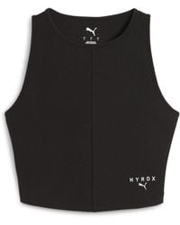 PUMA - X Hyrox Rib Cropped Tank Top - Lyst