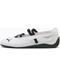 PUMA - Speedcat Ballet Leren Schoenen Voor Wit/Zwart - Lyst