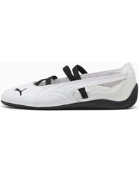 PUMA - Speedcat Ballet Leren Schoenen Voor Wit/Zwart - Lyst