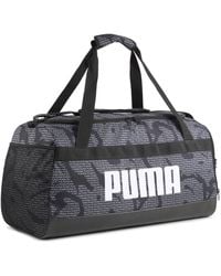 PUMA - Borsone Sportivo Medio Con Stampa Integrale Challenger 58 L, Accessori, Nero/Logo Lab Aop - Lyst