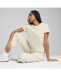PUMA - Ess Script T-Shirt Maat - Lyst