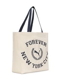PUMA - City Bound Canvas Tote Bag - Lyst