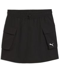 PUMA - Wardrobe Essentials Cargo Skirt - Lyst