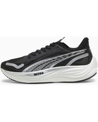PUMA - Velocity Nitrotm 3 Running Shoes 8 Uk Black White - Lyst
