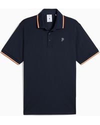 PUMA - X Palm Tree Crew Tipped Golf Polo Shirt Dark - Lyst