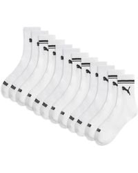 PUMA - Half-Terry Low Cut Crew Socks (3 Pairs) - Lyst