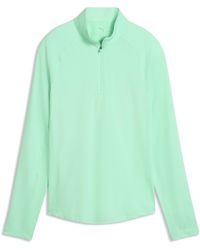PUMA - You-V Solid Quarter-Zip Golf Top - Lyst