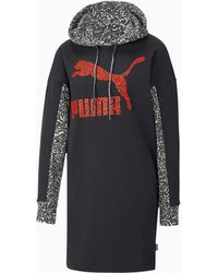 PUMA X Mr Doodle Jurk Met Capuchon - Zwart