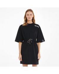 PUMA International T-shirtjurk - Zwart