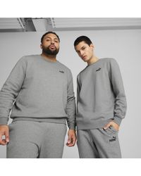 PUMA - Sudadera Essentials Small Con Logo N.º 1 Para Hombre, Medium Gris Heather - Lyst