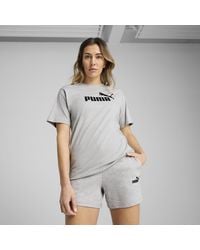 PUMA - Essentials No. 1 Logo Relaxed T-Shirt Voor Maat - Lyst