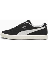 PUMA - Clyde Hairy Suede Sneakers - Lyst