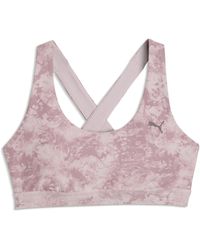 PUMA - Cloudspun Printed Sports Bra - Lyst