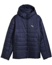 PUMA - Essentials Hooded Padded Jacket - Lyst