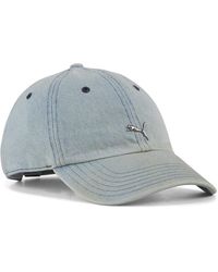 PUMA - Wardrobe Essentials Metal Dad Cap - Lyst