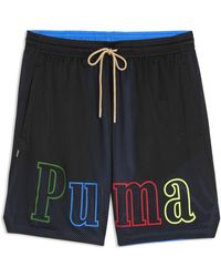 PUMA - Memory Lane Mesh Relaxed 7" Basketball Shorts - Lyst