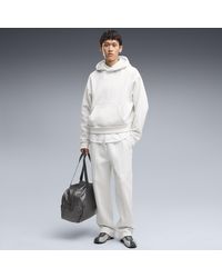 PUMA - Essentials Heavy Fleece Relaxed Sweatpants - Lyst