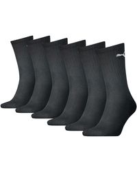 PUMA - Crew Socks 6 Pack - Lyst