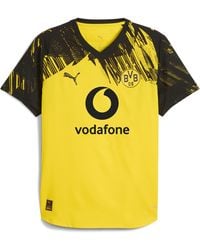 PUMA - Maglia Gara Home Borussia Dortmund Authentic 25/26 Da Uomo, Sport, Faster Giallo/Nero - Lyst