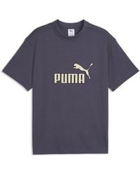 PUMA - Essentials Elevated No.1 Relaxed T-Shirt - Lyst