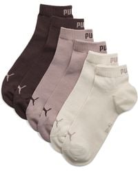 PUMA - Quarter Socks 3 Pack - Lyst