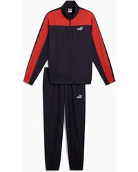 PUMA - Woven Colourblock Tracksuit Dark - Lyst