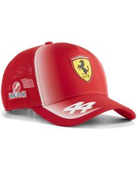 PUMA - Scuderia Ferrari Hp Replica Hamilton Trucker Cap - Lyst