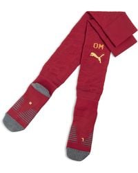 PUMA - Olympique De Marseille 25/26 Torwartsocken Herren, Kleidung, Dark Crimson/Sunny Gelb - Lyst