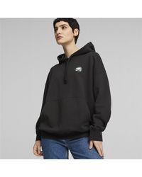 PUMA - Downtown Oversized Graphic Hoodie - Lyst
