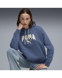 PUMA - Ess Double Up Hoodie - Lyst
